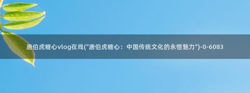 糖心vlog视频观看